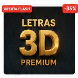 Pack Letras 3D
